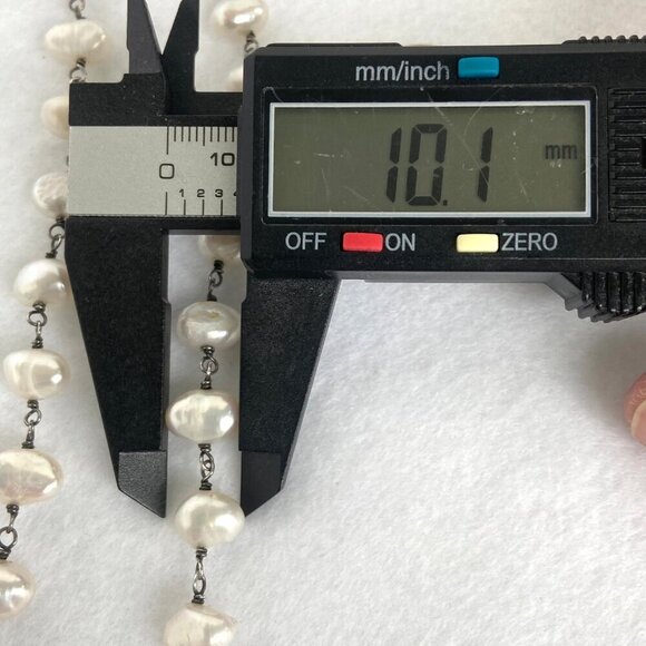 Sterling Silver 925 Silpada N1368 Fresh Catch 32" 9MM Freshwater Pearl Necklace - Picture 13 of 16